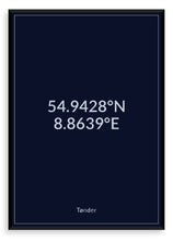 Indlæs billede til gallerivisning Tønder Koordinater
