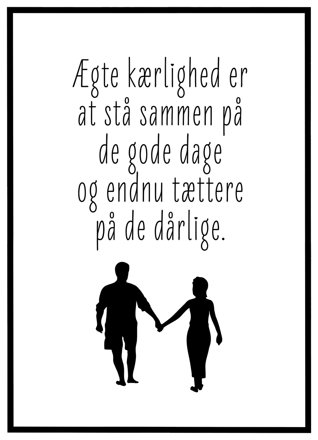 Ægte Kærlighed - Plakat