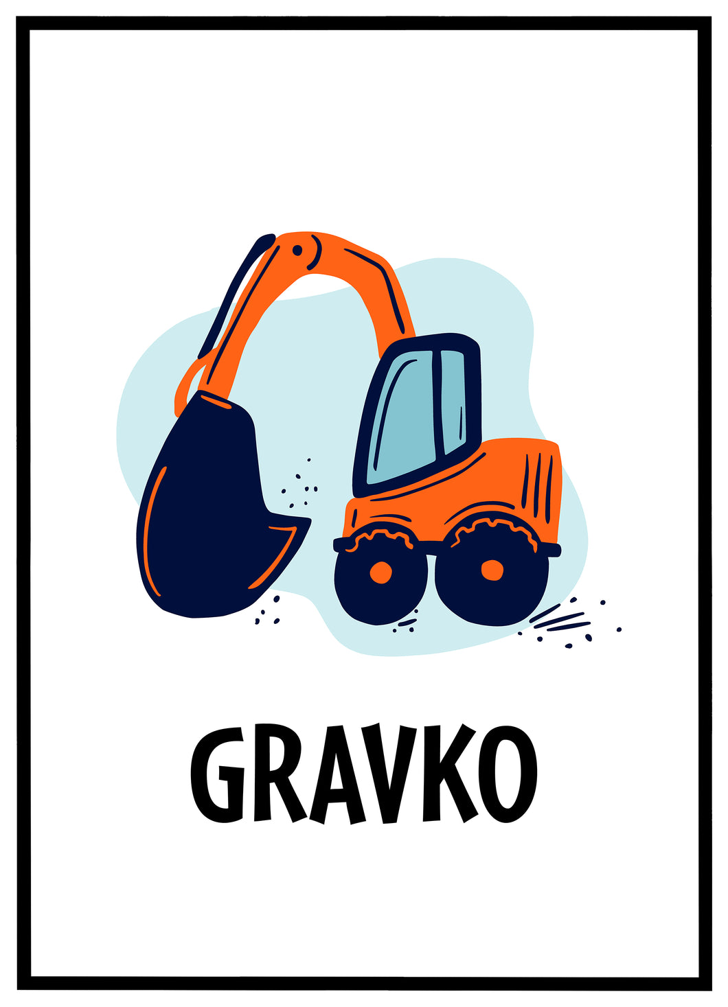 Gravko - Børneplakat