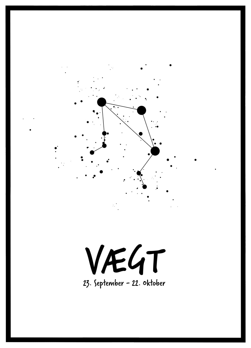 Stjernebillede plakat - Vægt