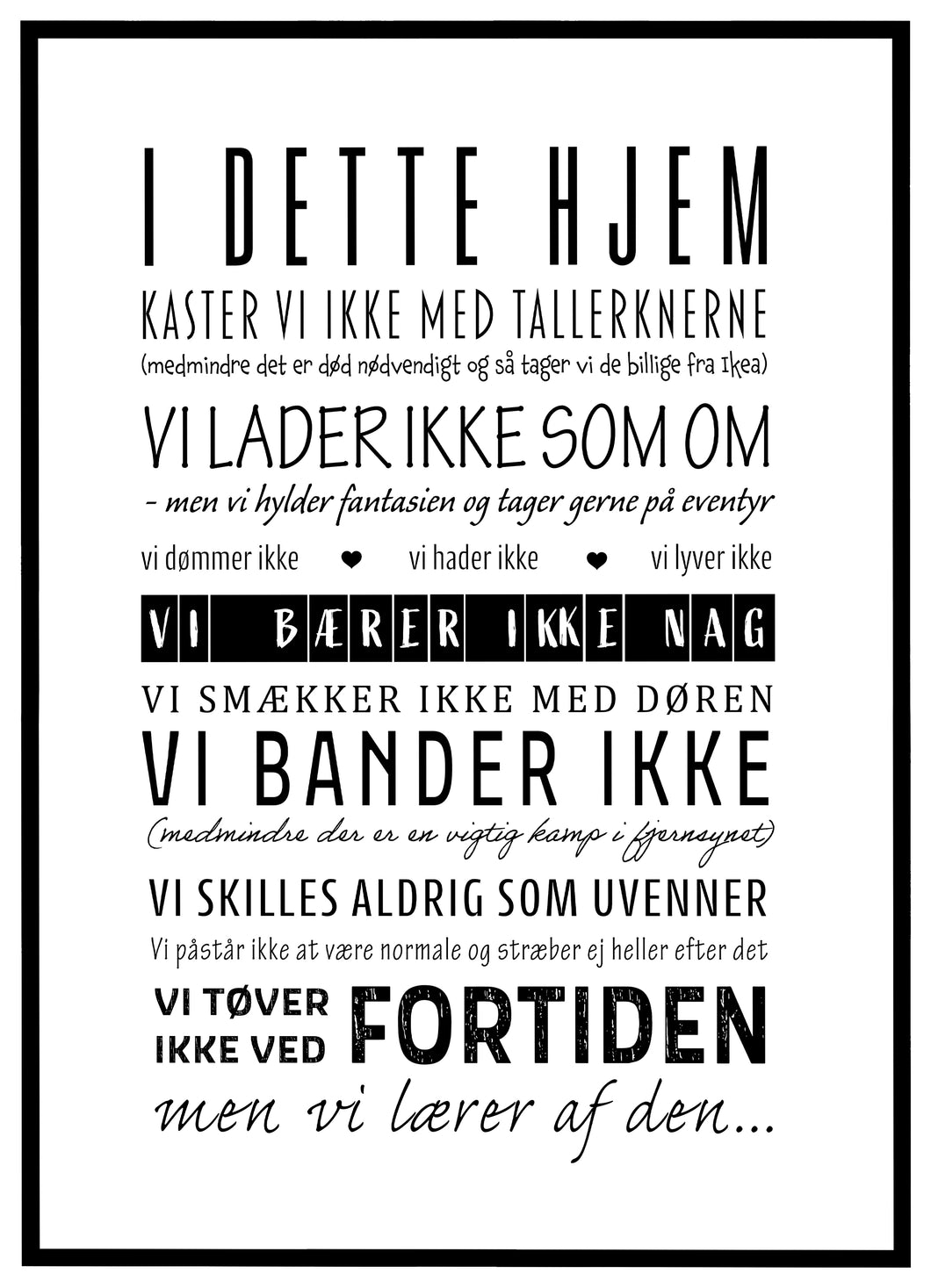 I Dette Hjem - Plakat