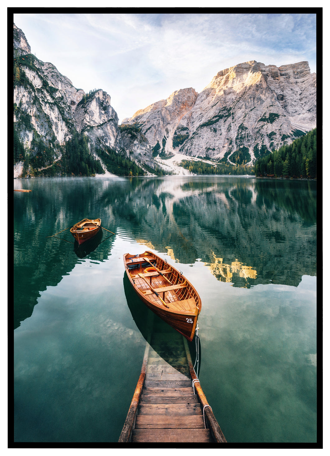 Lago De Braies - Plakat