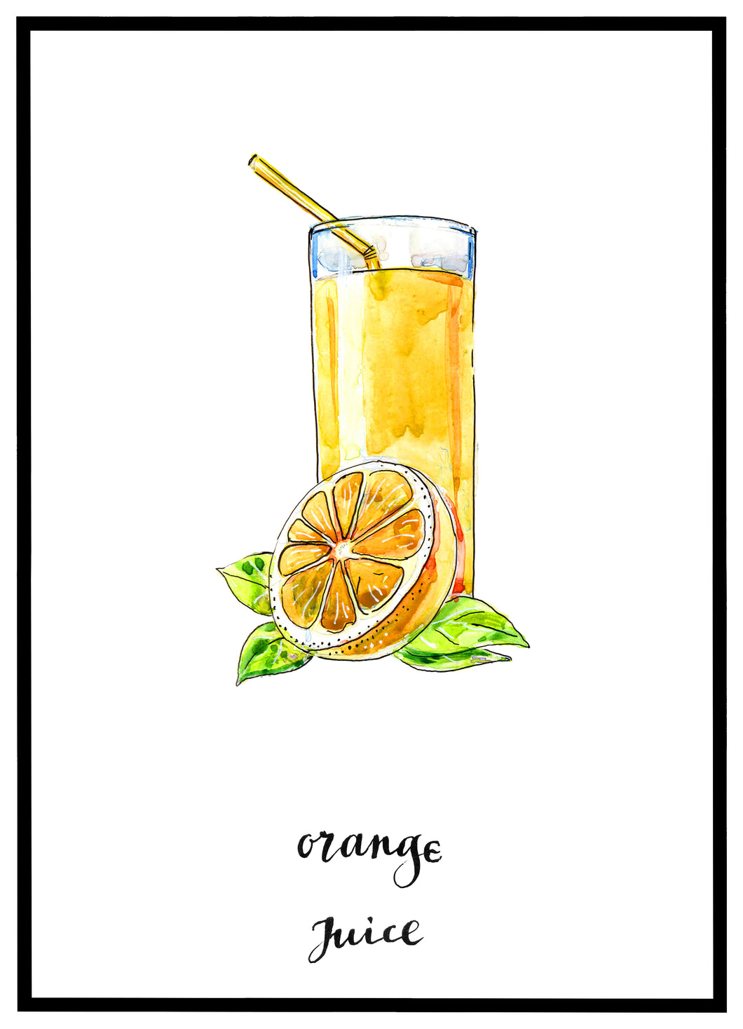 Orange Juice - Plakat