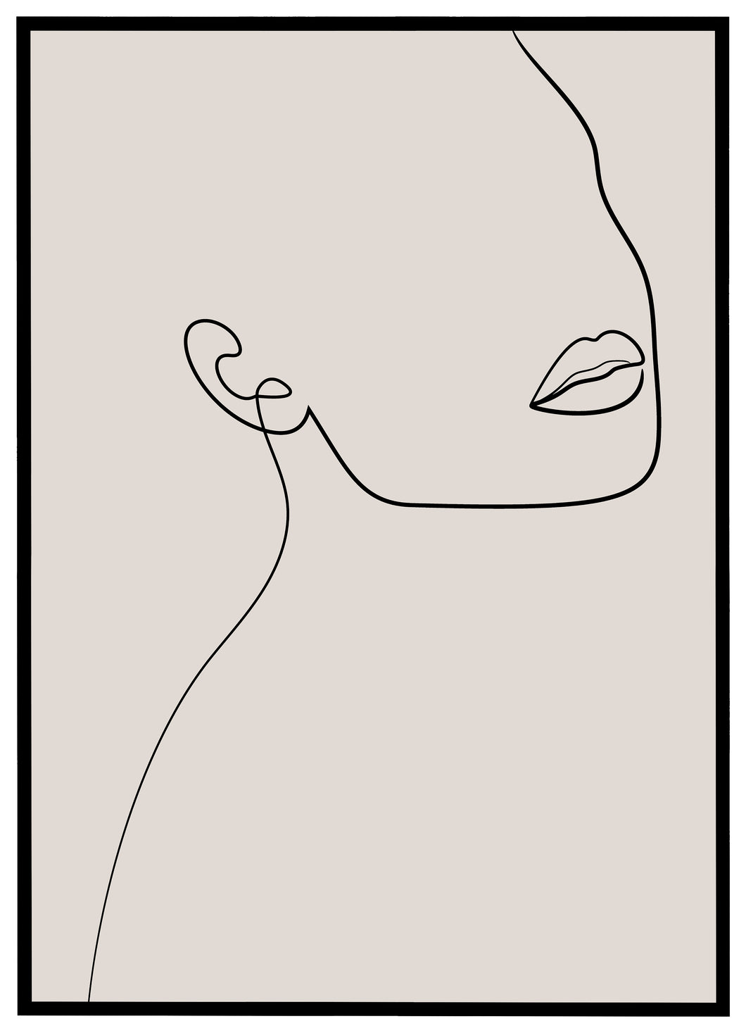 Simple Lines No.2 - Plakat