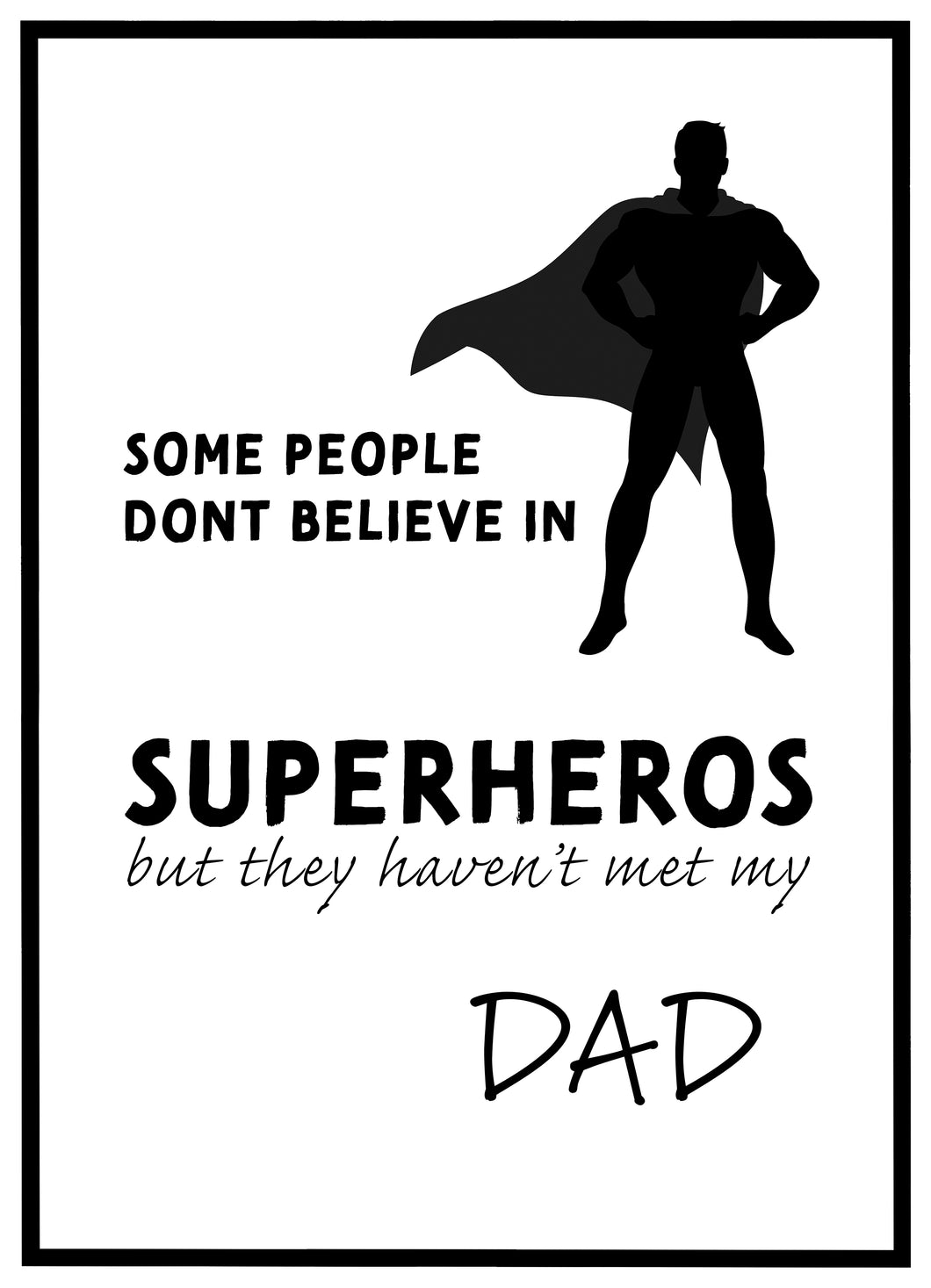 Superhero - Plakat