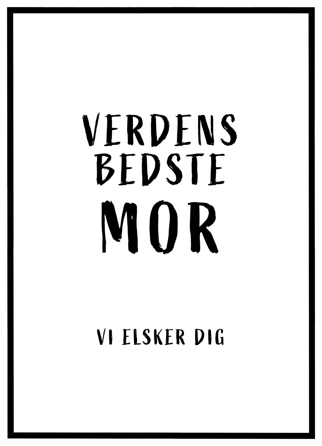 Verdens Bedste Mor - Plakat