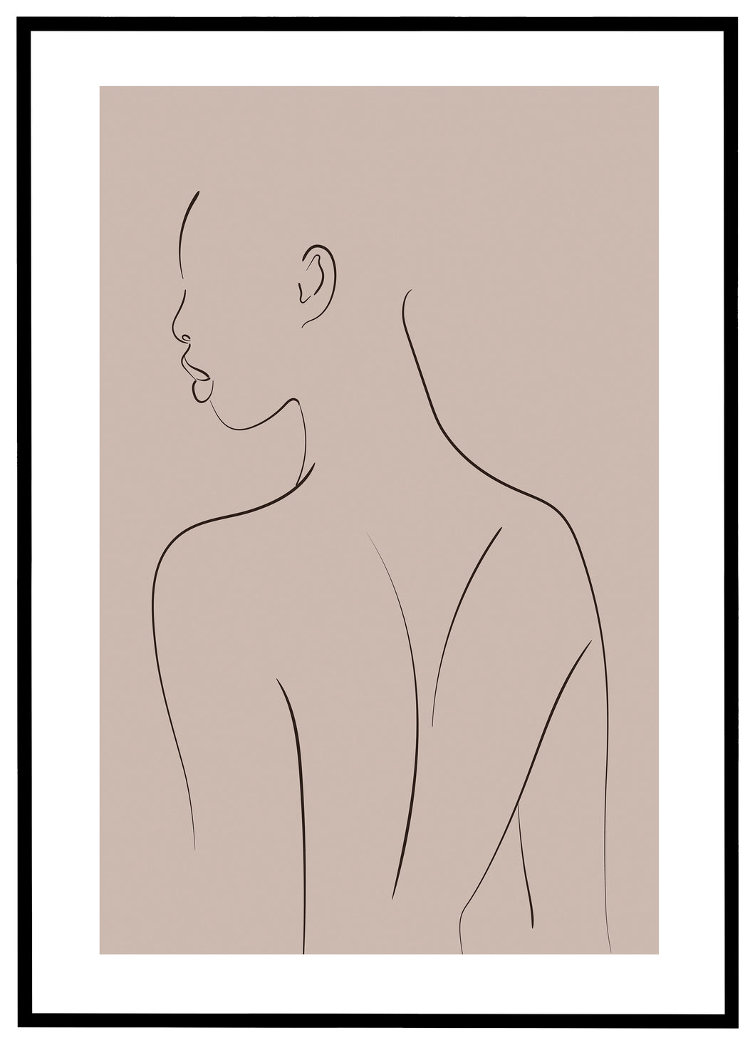 Woman Line Art - Plakat